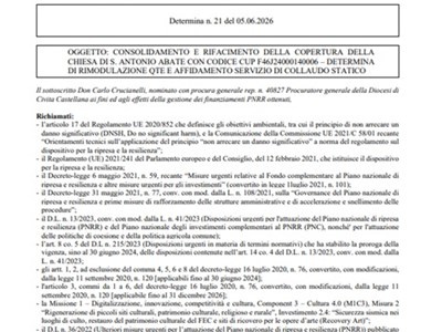Determina n.21 - PNRR